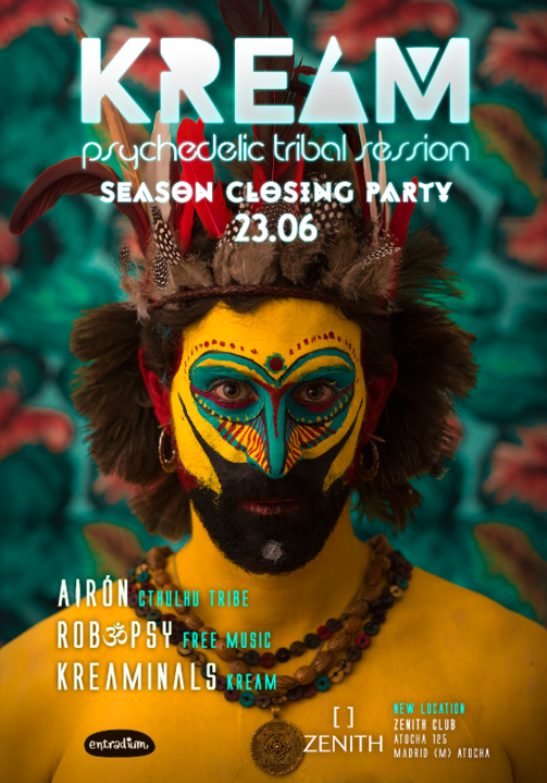 Party Flyer KREAM Season Closing 23 Jun '18, 23:30