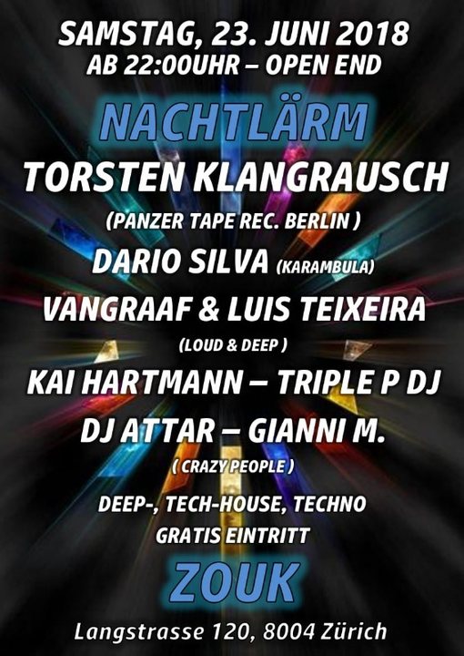 NACHTLÄRM · 23 Jun 18, 22:00