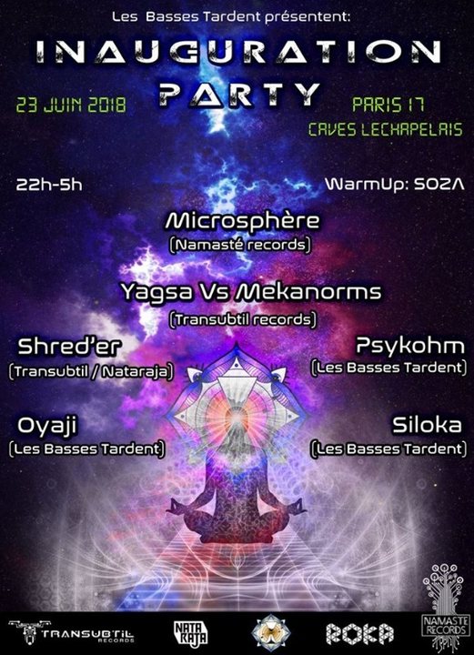 Inauguration Party by Les Basses Tardent · 23 Jun 18, 22:00