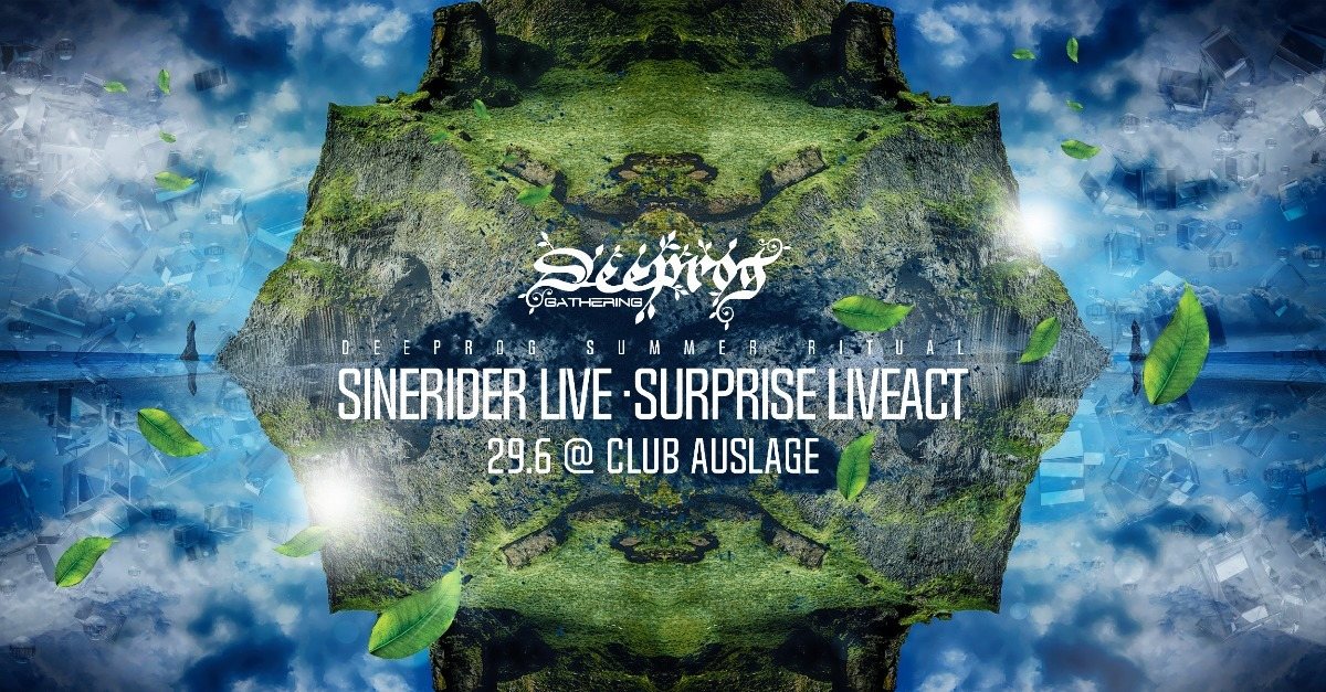 Party Flyer Deeprog Summer Ritual with Sinerider Live 29 Jun '18, 23:00