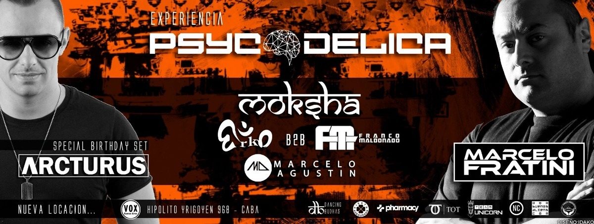 Party Flyer Experiencia Psicodelica 29 Jun '18, 23:30