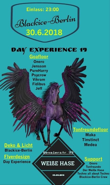 Day Experience 19 · 30 Jun 18, 23:00