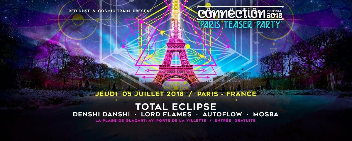 Connection Festival in Paris - Goa open air party · 5 Jul '18, 19:00
