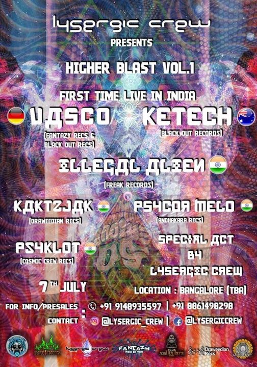 Party Flyer Higher Blast Vol.1 6 Jul '18, 20:00