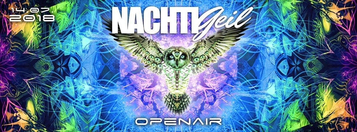 Party Flyer NachtiGeil - Open Air & Indoor - 14 Jul '18, 15:00
