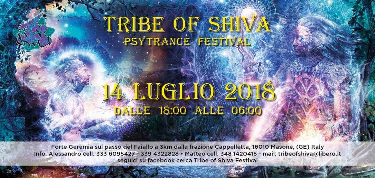 Party Flyer Tribe of Shiva 14 Jul '18, 18:00