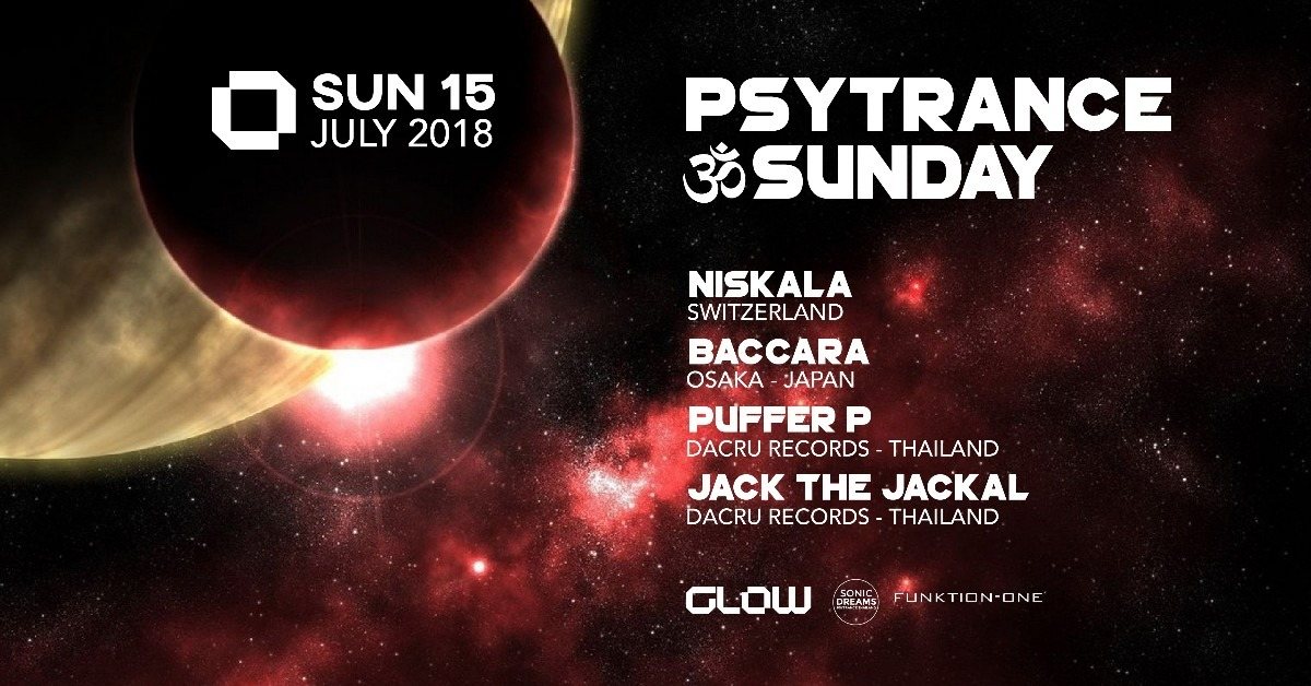 PsyTrance ॐ Sunday at GLOW · 15 Jul '18, 21:30
