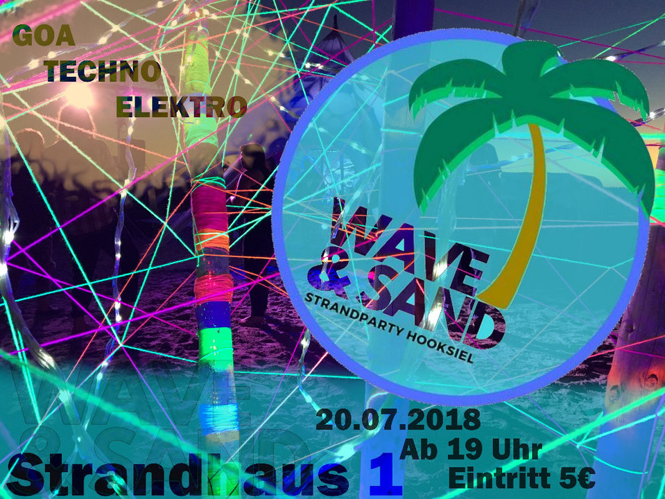 Party Flyer WAVE & SAND the 4th 20 Jul '18, 19:00