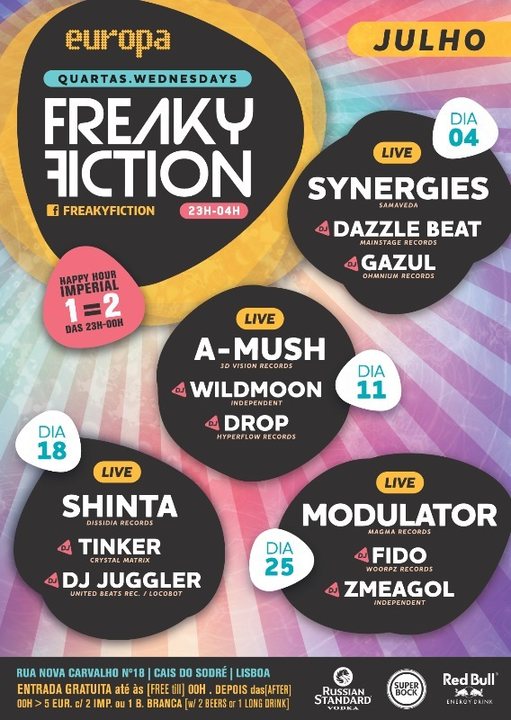 FREAKY FICTION · 25 Jul 18, 23:00