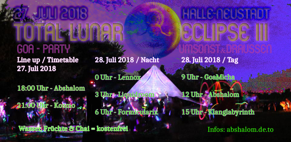 Total Lunar Eclipse III - umsonst & draussen · 27 Jul '18, 18:00
