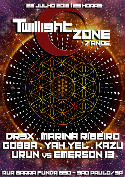Party Flyer Twillight Zone | 7 Anos 28 Jul '18, 23:00