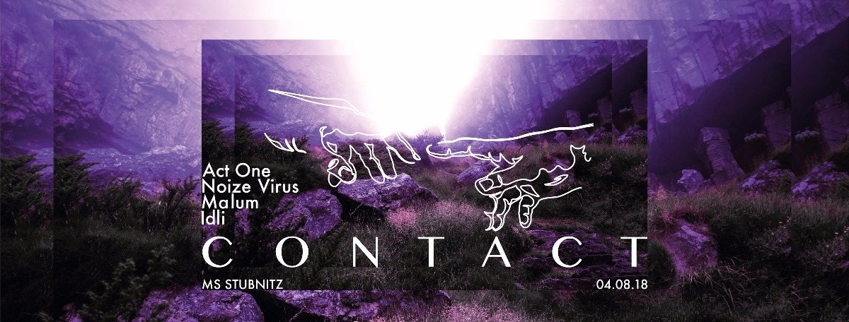 Party Flyer C O N T A C T ॐ 4 Aug '18, 23:00