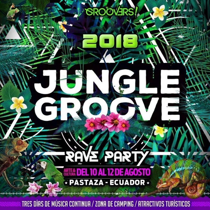 Party Flyer Jungle Groove 6th edition 10 Aug '18, 12:00