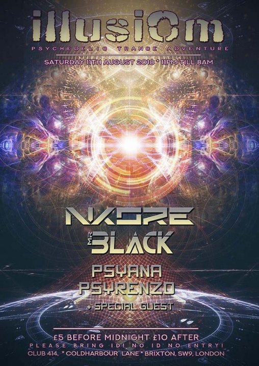 Illusiom PsyTrance Adventure · 11 Aug 18, 23:00