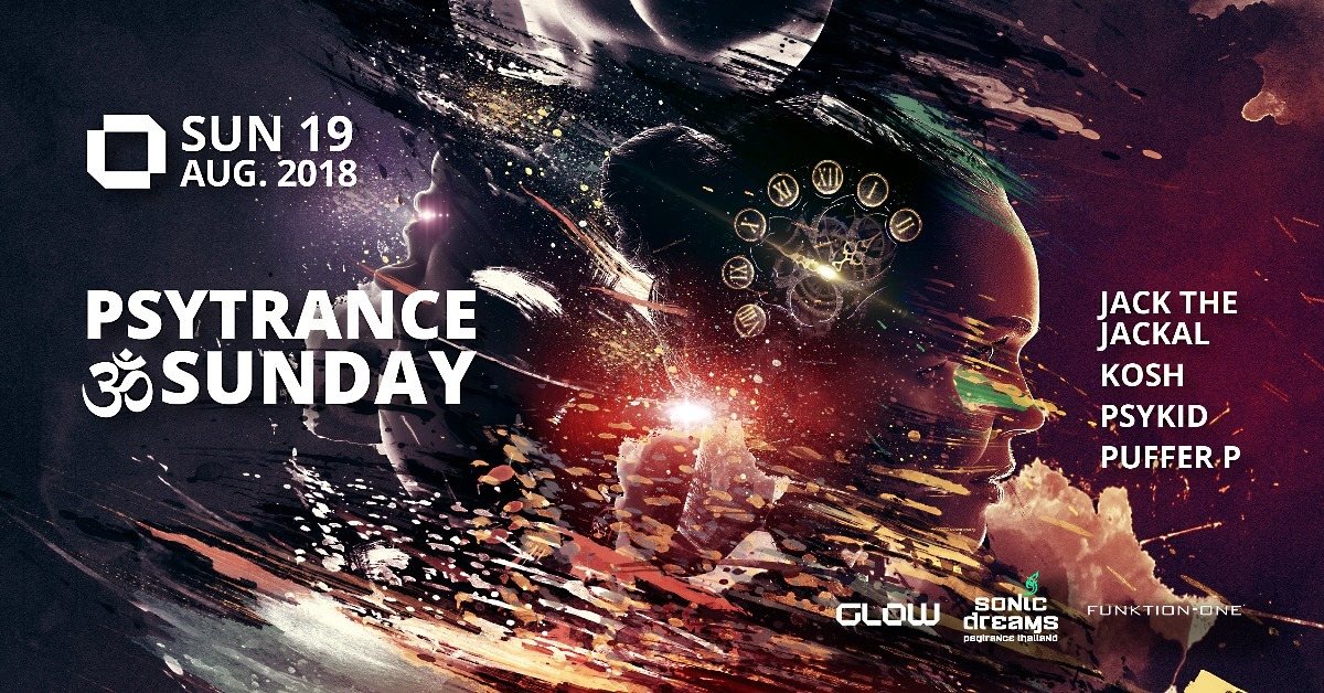PsyTrance ॐ Sunday at GLOW · 19 Aug '18, 21:30