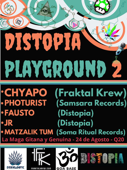 Distopia Playground #2 · 24 Aug '18, 21:00
