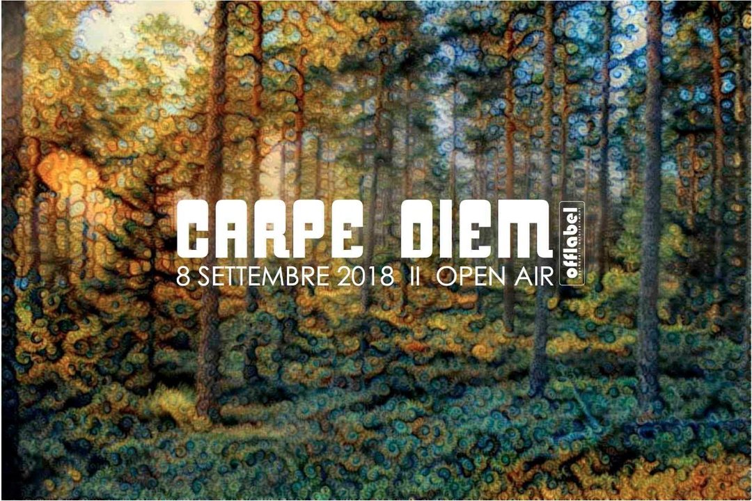 Party Flyer CARPE DIEM ∆∆ Open Air ∆∆ 8 Sep '18, 18:00