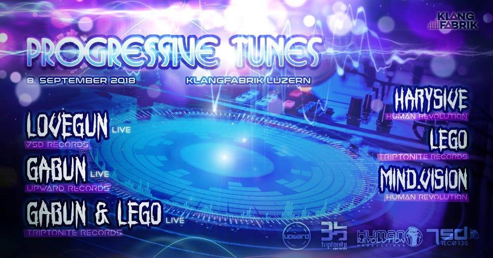 Party Flyer Progressive Tunes 8 Sep '18, 23:00