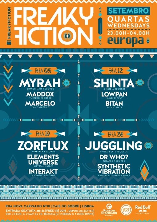 FREAKY FICTION · 12 Sep '18, 23:00