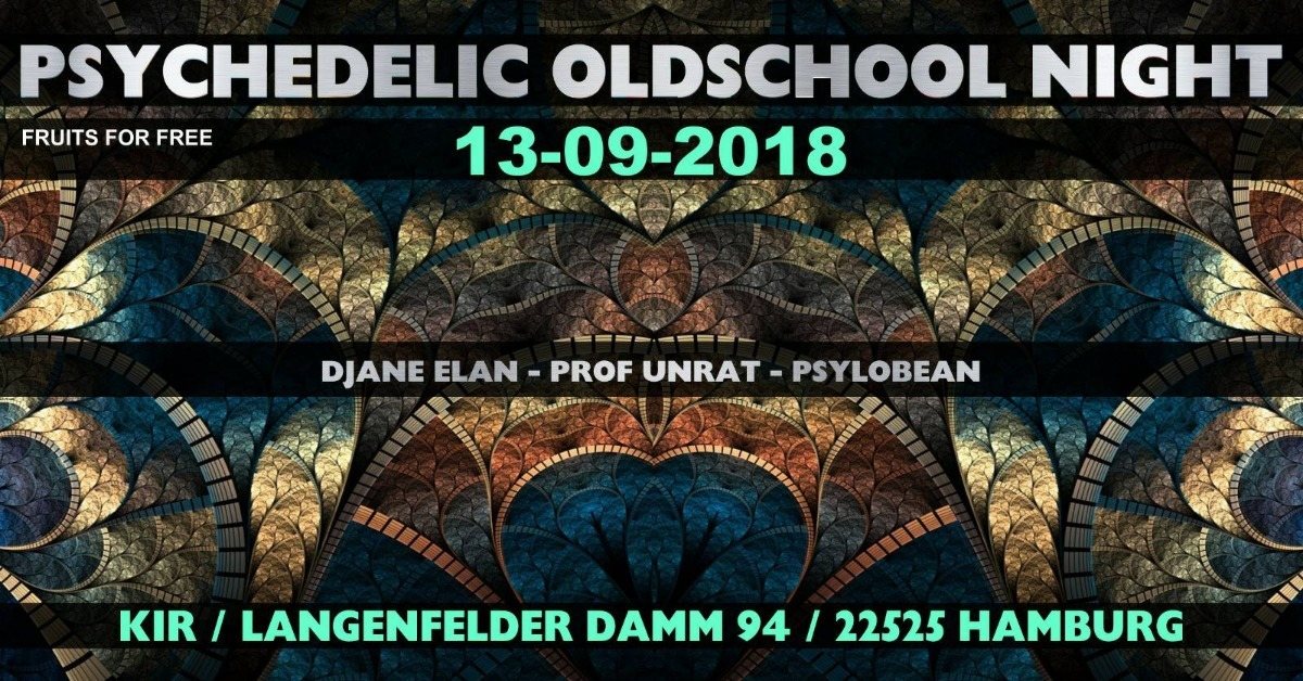 Party Flyer ॐ Psychedelic Oldschool Night ॐ 13 Sep '18, 22:00
