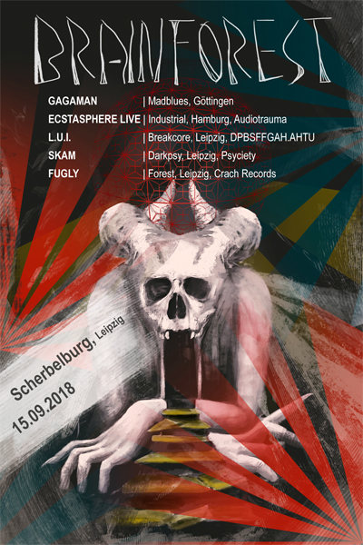 Party Flyer Brainforest III 15 Sep '18, 20:30