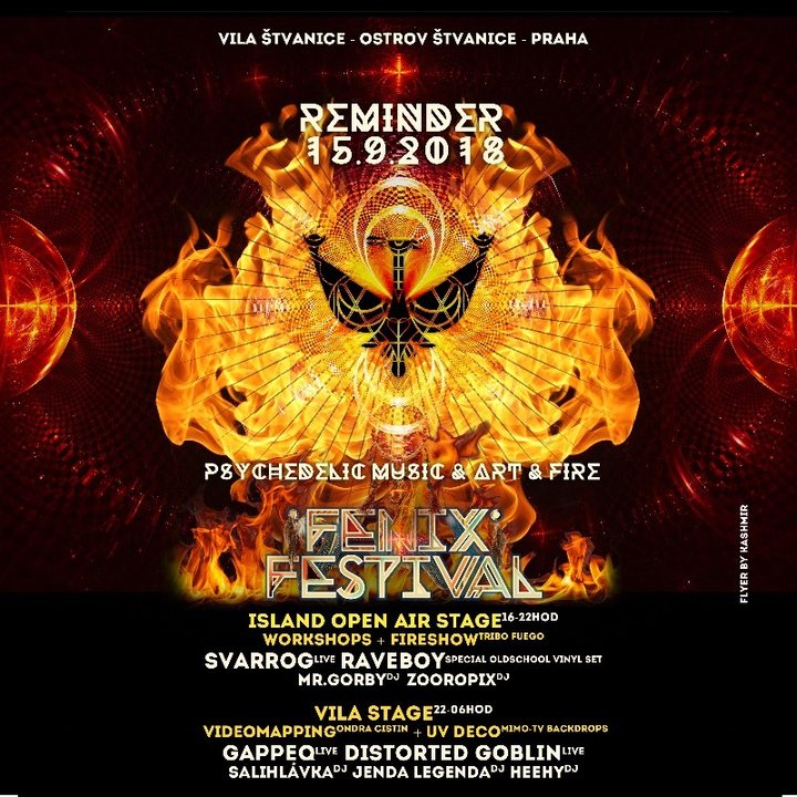 Party Flyer FENIX FESTIVAL REMINDER 15 Sep '18, 15:00