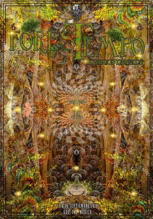 Party Flyer Forest Tempo 2018 - Alvarius Dreams 15 Sep '18, 20:00