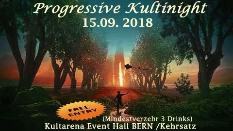 Party Flyer Progressive KultiNight (freier Eintritt) BERN 15 Sep '18, 22:00