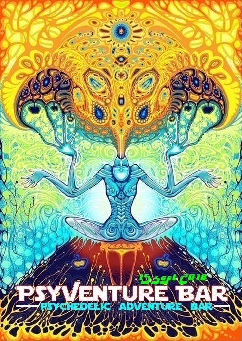 Party Flyer Psy Venture Bar - Psychedelic Adventure Bar 15 Sep '18, 20:30