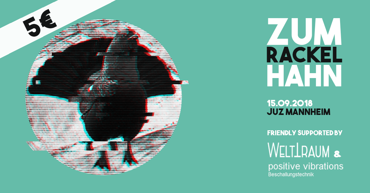 Party Flyer ZUM RACKELHAHN 15 Sep '18, 23:00