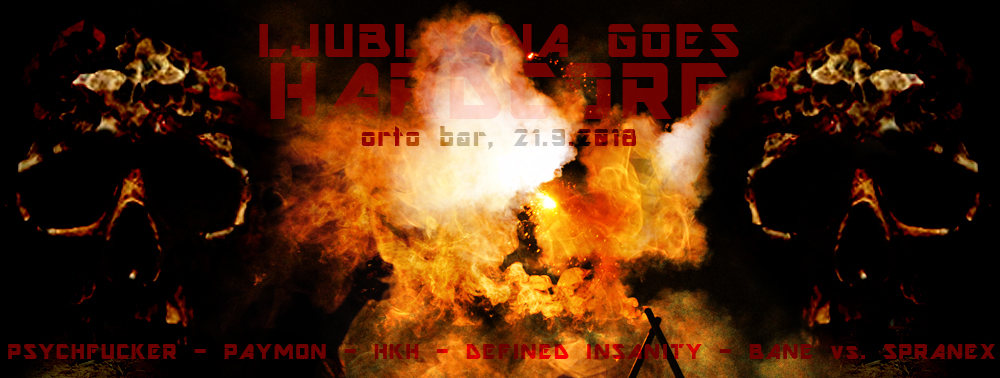 Party Flyer Ljubljana goes Hardcore 21 Sep '18, 22:00