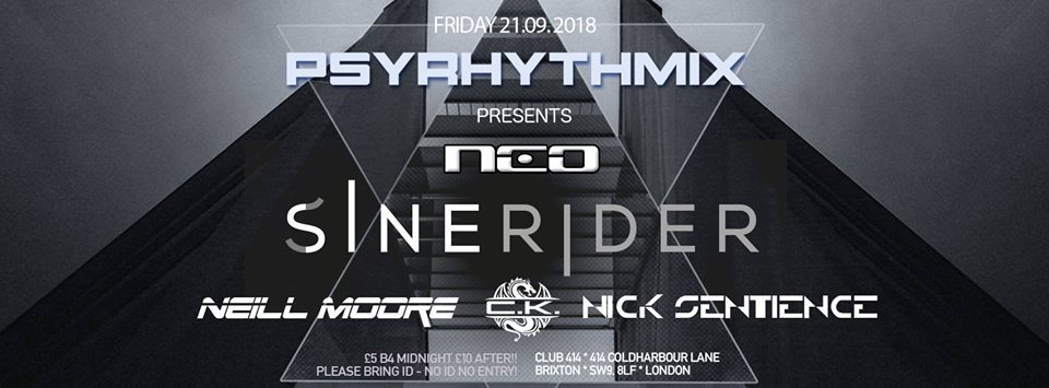 Party Flyer Psyrhythmix Psytrance Adventure 21 Sep '18, 23:00