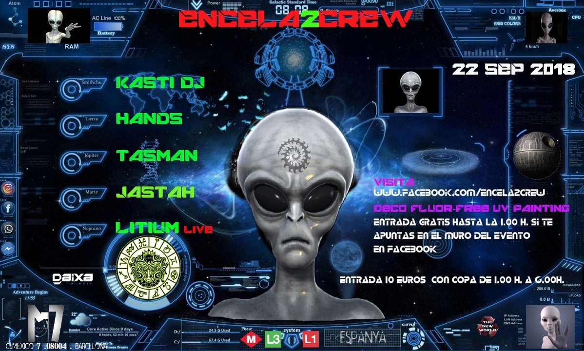ENCELA2CREW PRESENTS: · 22 Sep 18, 23:30