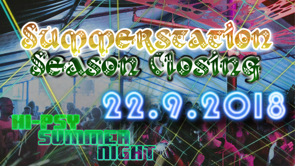 Party Flyer Summerstation || Season Closing 22 Sep '18, 14:00