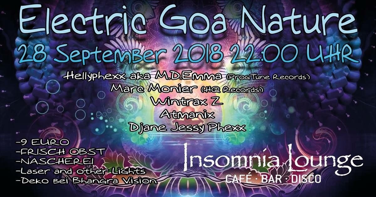 Electric Goa Nature · 28 Sep 18, 22:00
