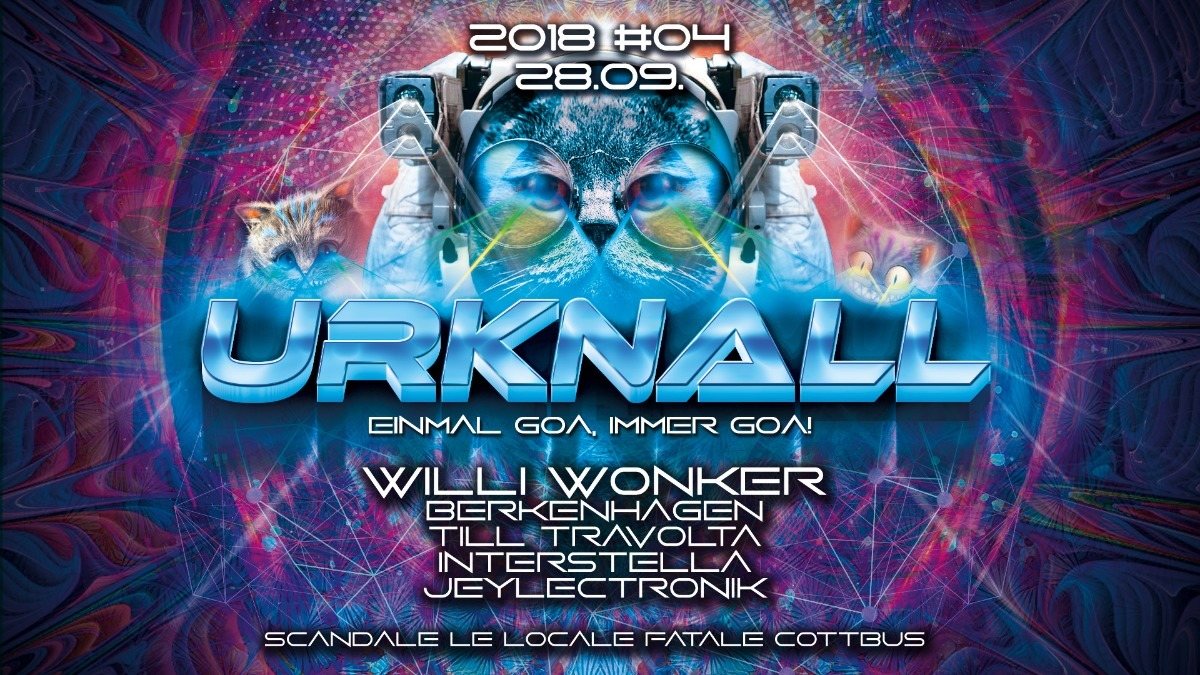 Party Flyer Urknall 2018 #4: Einmal Goa, immer Goa <3 28 Sep '18, 23:00