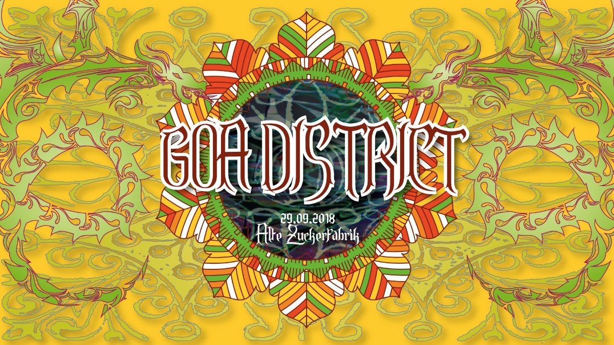Party Flyer GOA DISTRICT 2018 ; HATIKWA / SASHA / YONS / GANDAALV 29 Sep '18, 23:00