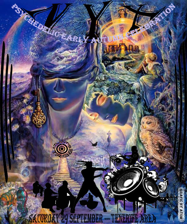 Party Flyer NYX - PSYCHEDELIC EARLY AUTUMN CELEBRATION -ATLANTIS TRIBE 29 Sep '18, 22:00