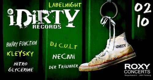 The iDirty Label Night im Roxy Flensburg · 2 Oct '18, 23:30