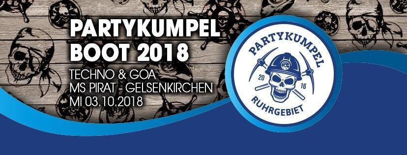 Partykumpel Boot 2018 :: Techno & Goa auf 3 Decks · 3 Oct '18, 12:00