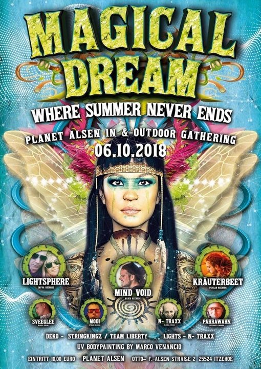 Party Flyer Magical Dream 6 Oct '18, 21:00