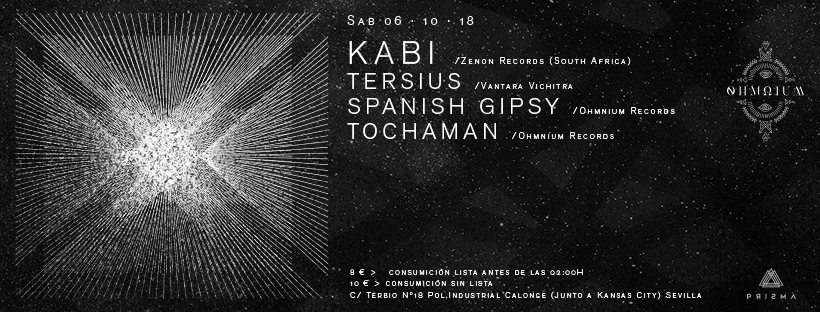 Ohmnium Records Present. Kabi & Tersius Live · 6 Oct '18, 23:30