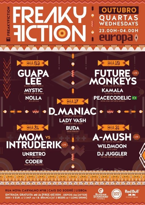 FREAKY FICTION · 10 Oct '18, 23:00
