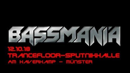Party Flyer Bassmania - Trancefloor 12 Oct '18, 23:00