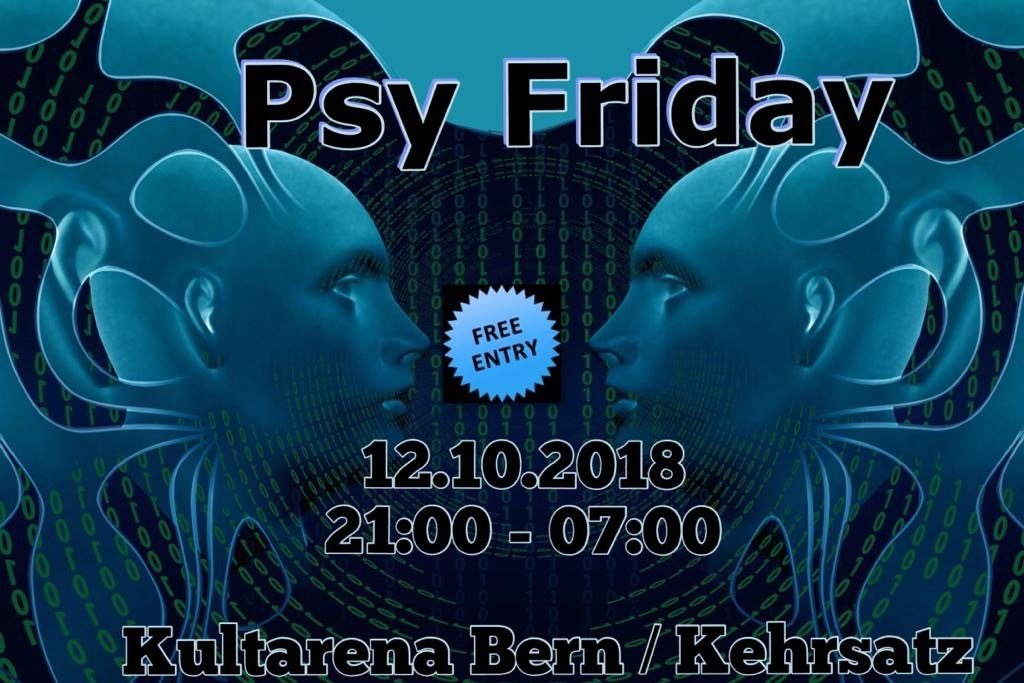 Party Flyer Psy Friday 12 Oct '18, 21:00