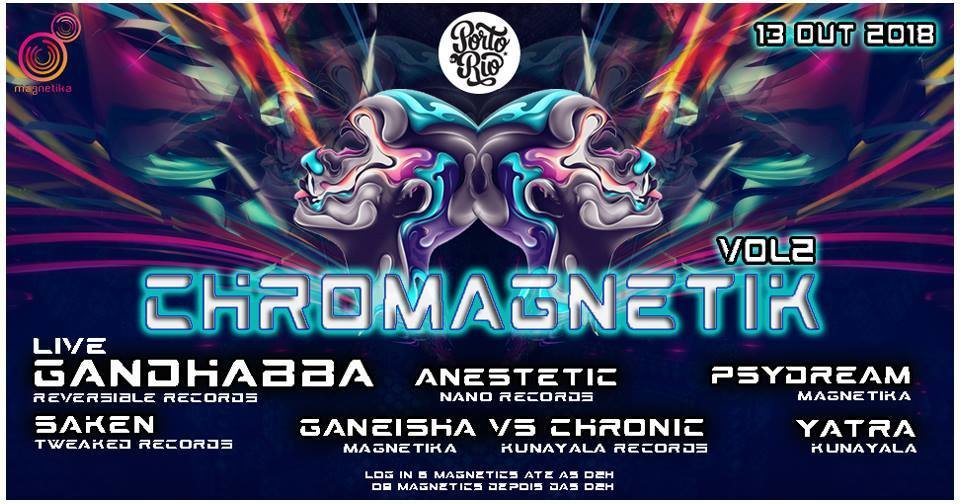 Party Flyer Chromagnetika Vol.2 13 Oct '18, 23:30
