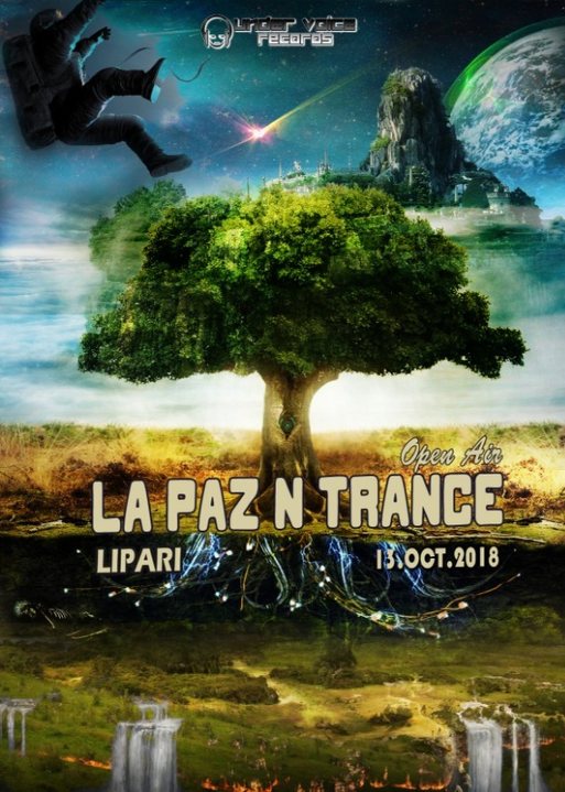 Party Flyer La Paz N Trance | Open Air 13 Oct '18, 17:00