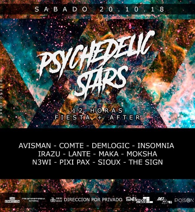 Psychedelic Stars · 20 Oct '18, 23:30
