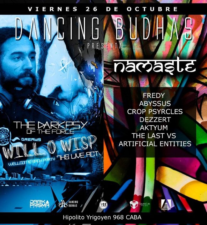 Dancing Budhas (2 Dancefloors - Dark & Psytrance) · 26 Oct '18, 23:30