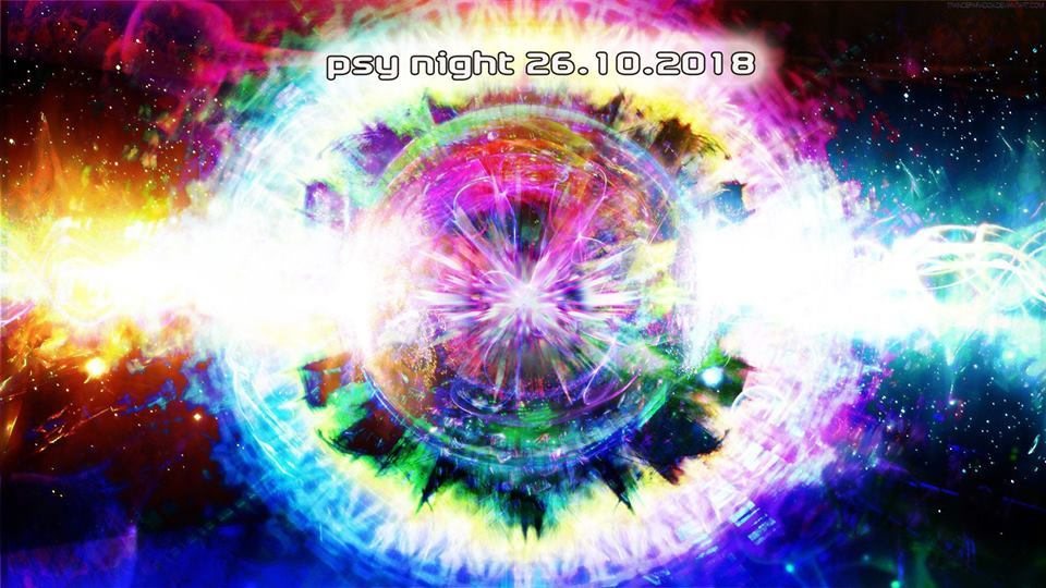 Party Flyer Psy Night at Schlaflos 26 Oct '18, 23:00